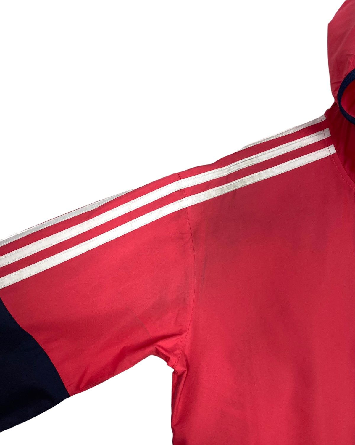 Adidas Rare‼️ Adidas Hoodie Stripe Windbreker Small Logo Size M / US 6-8 / IT 42-44 - 8 Thumbnail