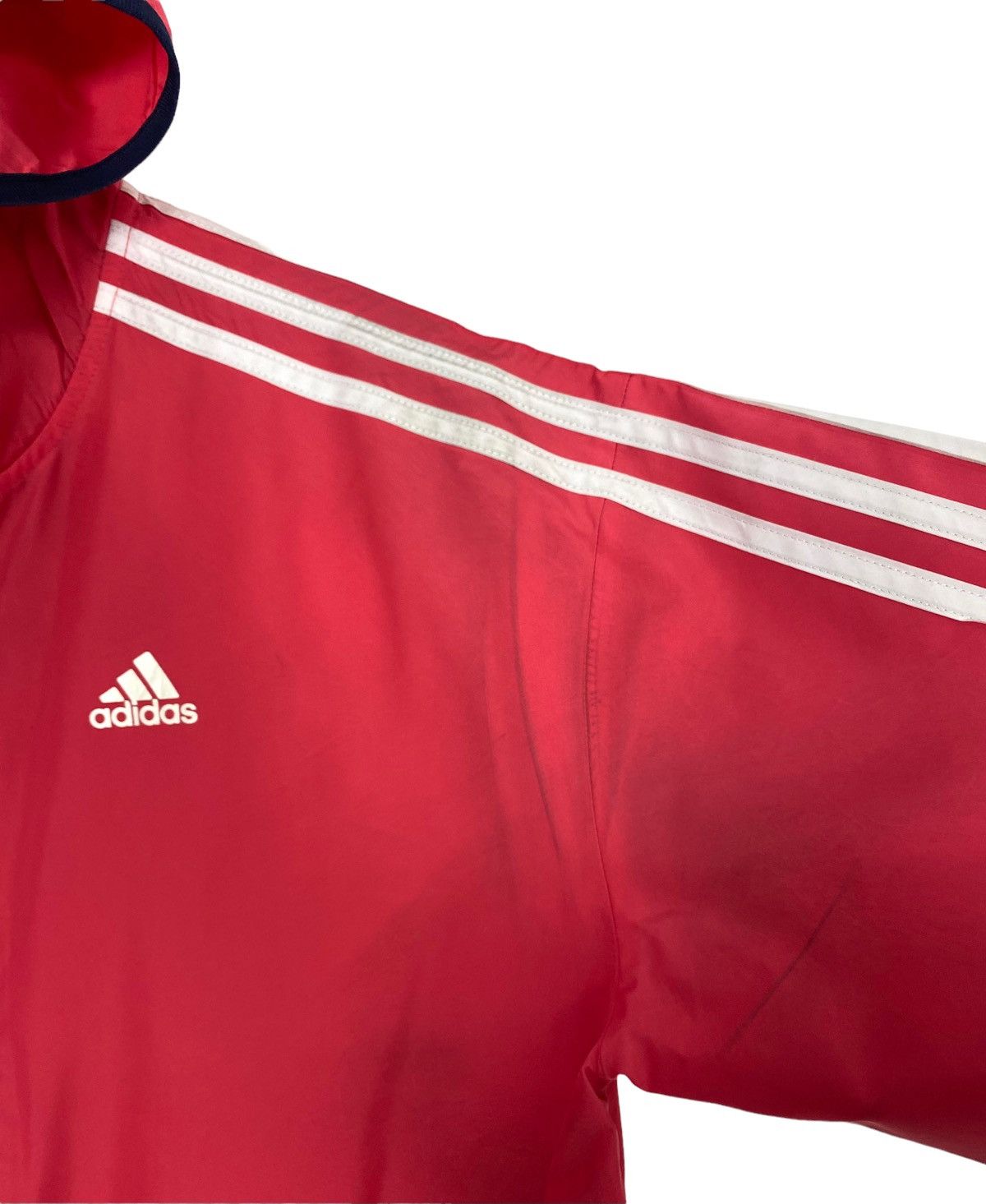 Adidas Rare‼️ Adidas Hoodie Stripe Windbreker Small Logo Size M / US 6-8 / IT 42-44 - 7 Thumbnail