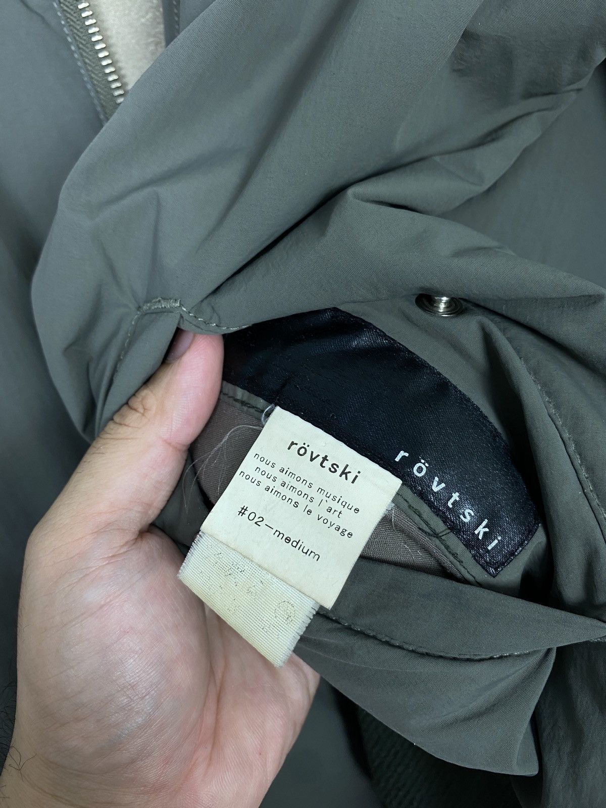 Japanese Brand Rare‼️Rovtski Reversible Bomber Jacket Medium Size Size US M / EU 48-50 / 2 - 6 Thumbnail