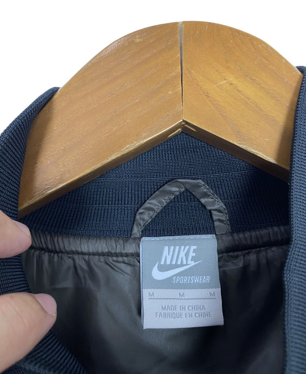 Nike Rare‼️ Nike Varsity Wool Jacket Embroidery Small Logo Size US M / EU 48-50 / 2 - 6 Thumbnail