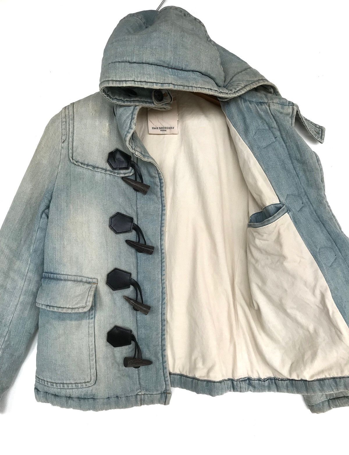 Davit Meursault Japan ✔️Rare‼️Davit Meursault Denim Jacket For Women Made in Japan Size XS / US 0-2 / IT 36-38 - 4 Thumbnail