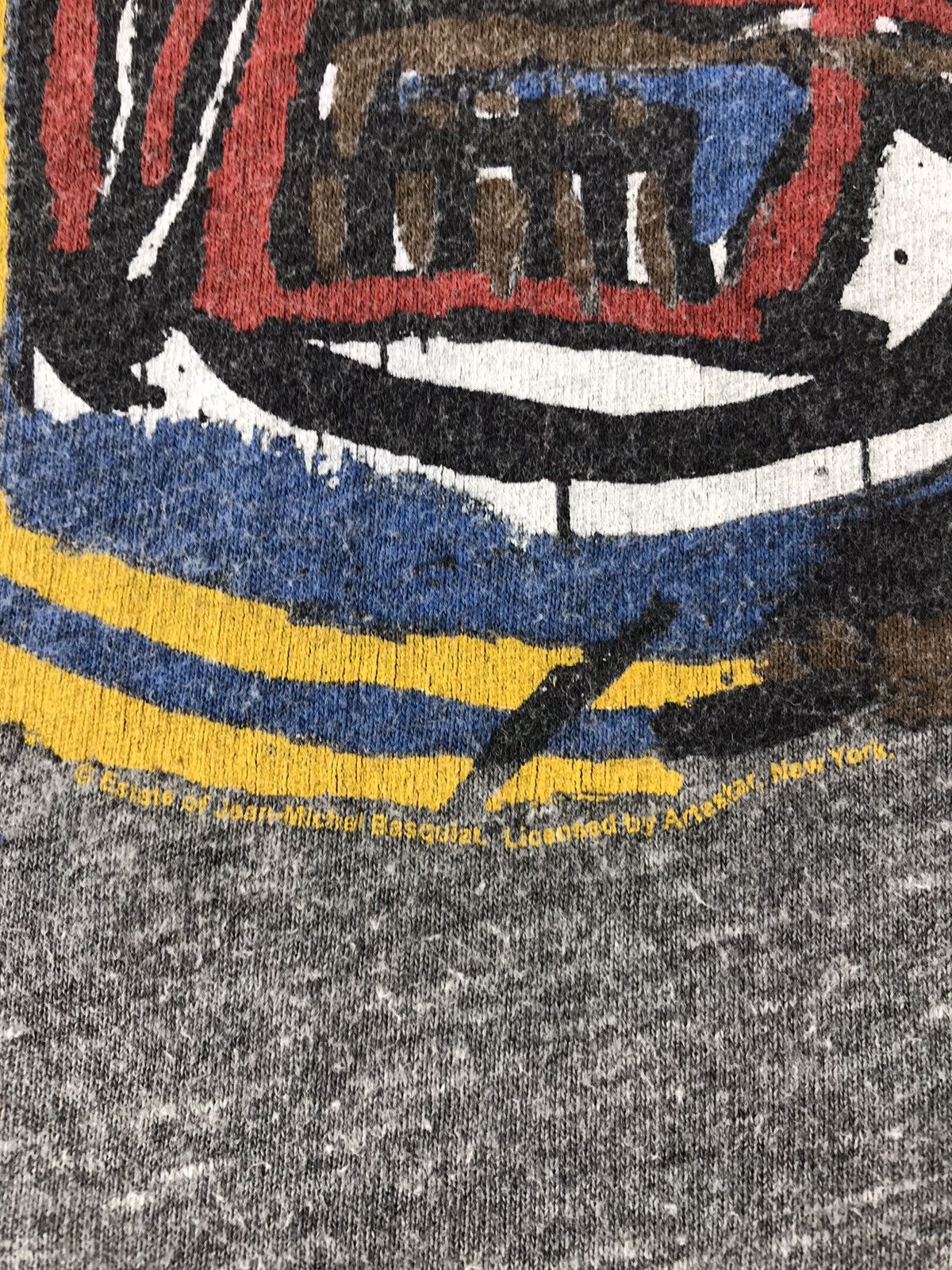 Jean-Michel Basquiat × Vintage Estate Of Jeans Michael Basquiat Licensed By Artestar Tee Size US M / EU 48-50 / 2 - 5 Thumbnail