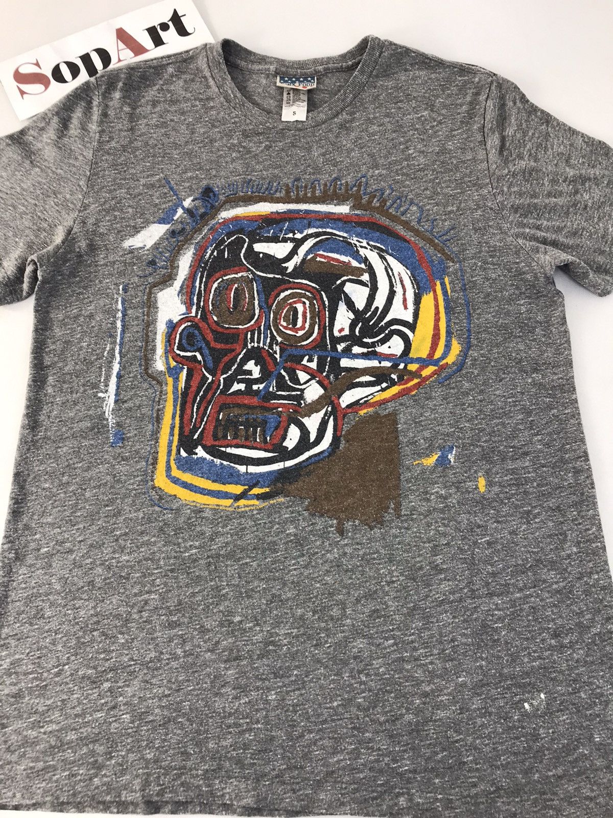 Jean-Michel Basquiat × Vintage Estate Of Jeans Michael Basquiat Licensed By Artestar Tee Size US M / EU 48-50 / 2 - 3 Thumbnail