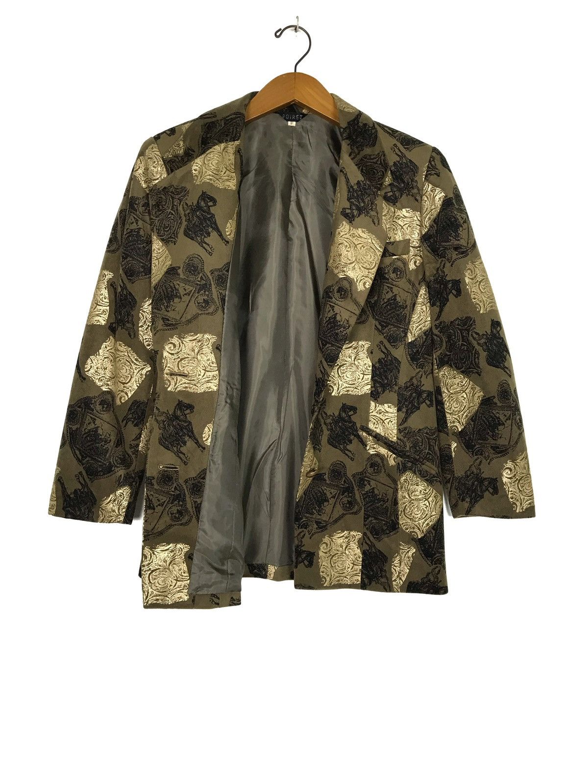 Japanese Brand Rare‼️Poiret Luxury Velvet Blazer Rare Design Medium Size Size 42R - 2 Thumbnail