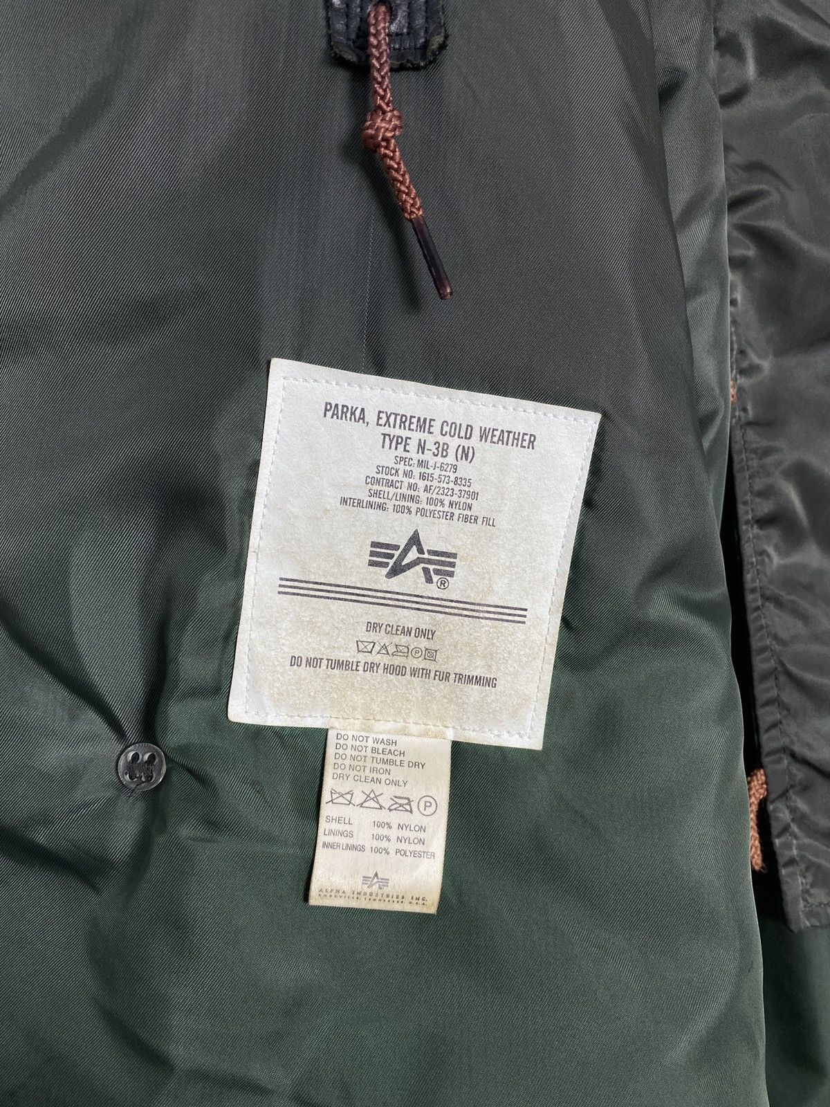Alpha Industries Rare‼️ Alpha Industries Sun Faded Parka Type N-3B Fur Hoodie Size US L / EU 52-54 / 3 - 6 Thumbnail