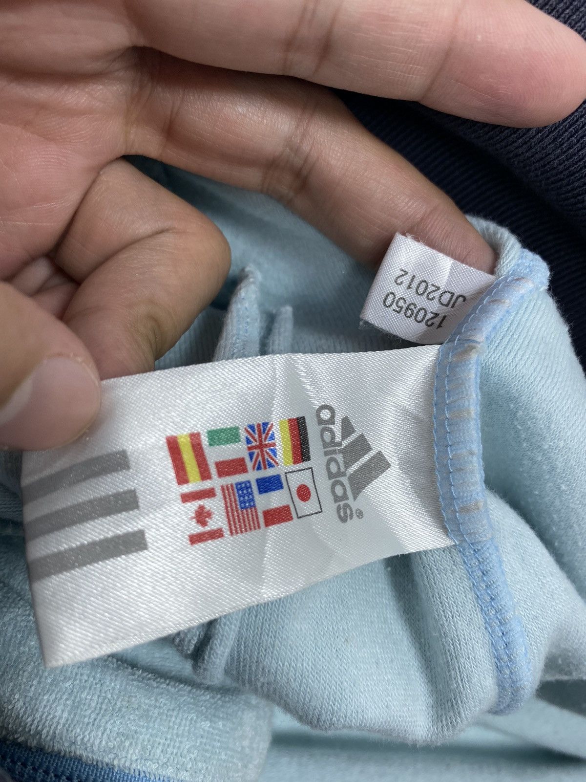 Adidas Rare‼️ Vintage Adidas Zipper Stripe Spellout Made in Japan Size US M / EU 48-50 / 2 - 4 Thumbnail