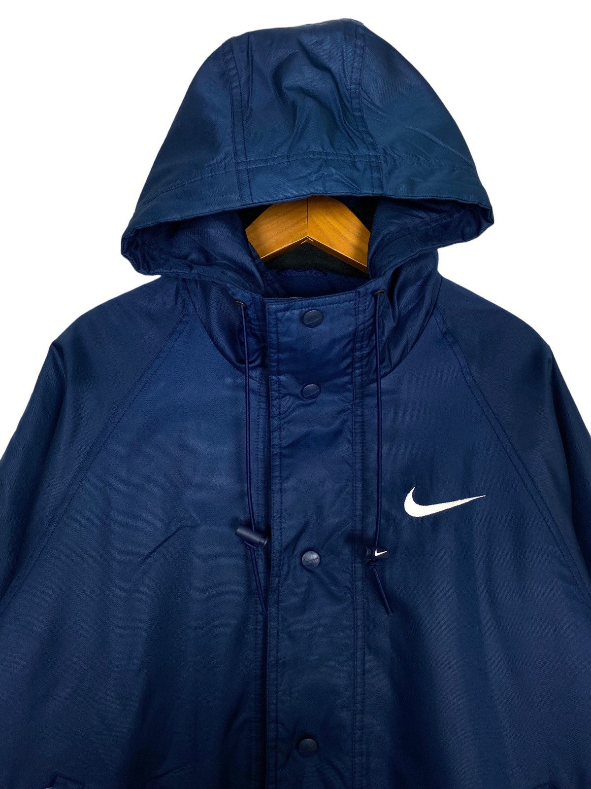 Nike Rare‼️ Nike Swoosh Bomber Winter Jacket Large Size Size US L / EU 52-54 / 3 - 3 Thumbnail
