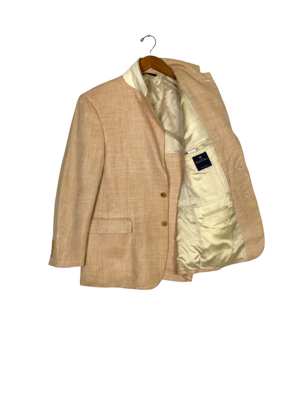 Brooks Brothers Rare‼️Brooks Brothers Single Breasted Herringbone Blazer Size 42S - 2 Thumbnail