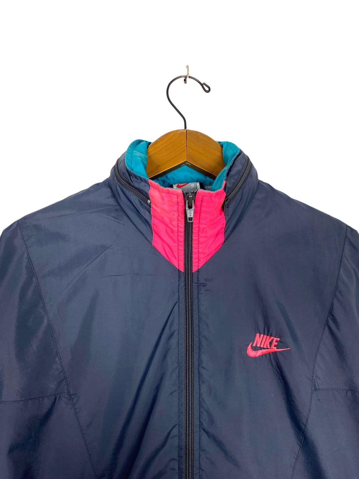 Nike Rare Vtg 90’s Nike Swoosh Embroidery Small Logo Track Jacket Size US S / EU 44-46 / 1 - 2 Thumbnail