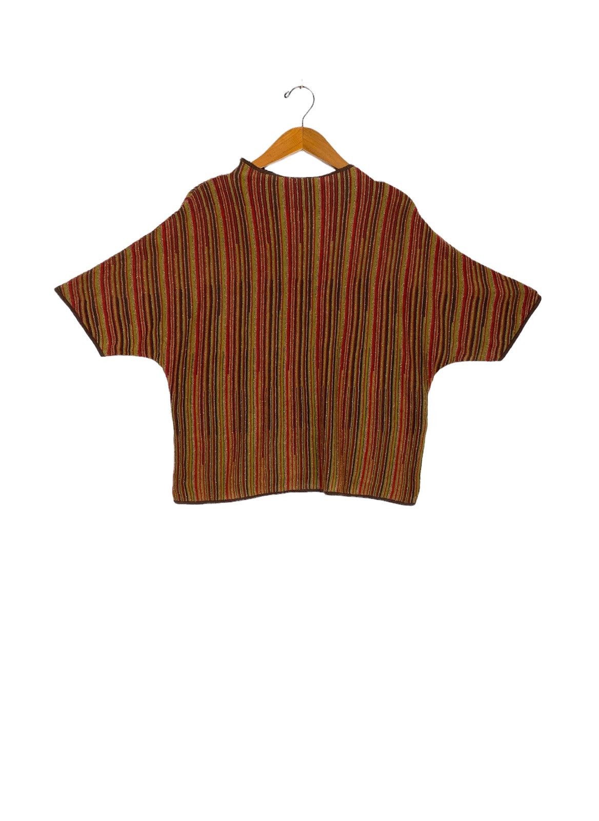 Gianni Valentino Rare‼️ Gianni Lo Giudice Milano Rainbow Stripe Top (Women) Size ONE SIZE - 1 Thumbnail