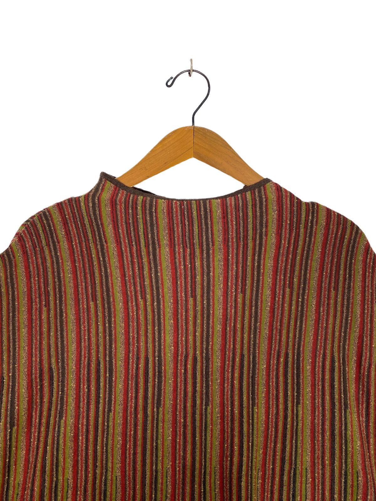 Gianni Valentino Rare‼️ Gianni Lo Giudice Milano Rainbow Stripe Top (Women) Size ONE SIZE - 2 Thumbnail