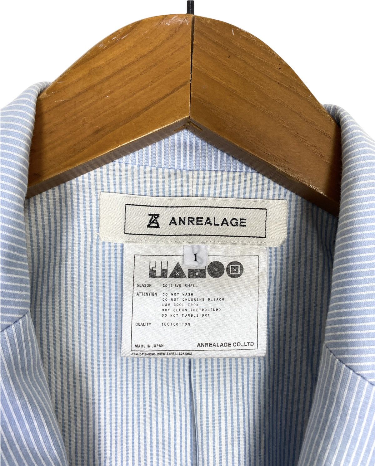 ANREALAGE Rare‼️ Anrealage Blue Blazer Jacket Made in Japan Size US XS / EU 42 / 0 - 3 Thumbnail