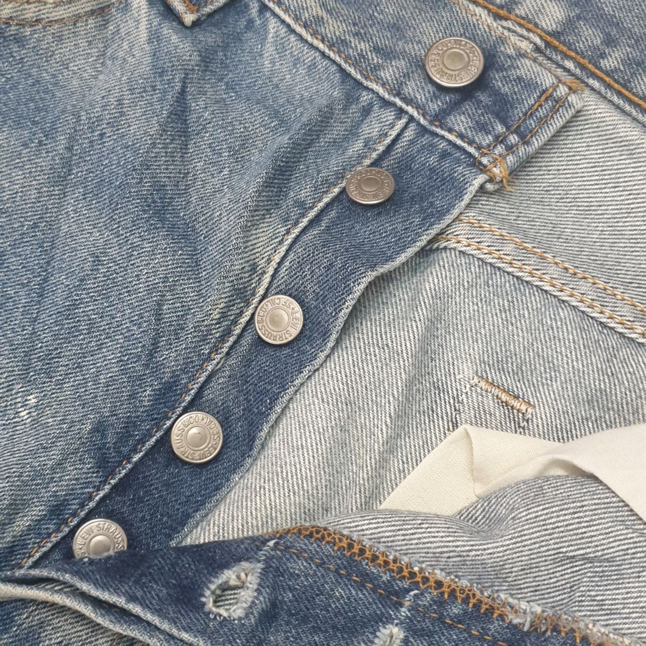 Levi's Vintage Levi's 501 Bleached Jeans Size US 32 / EU 48 - 5 Thumbnail