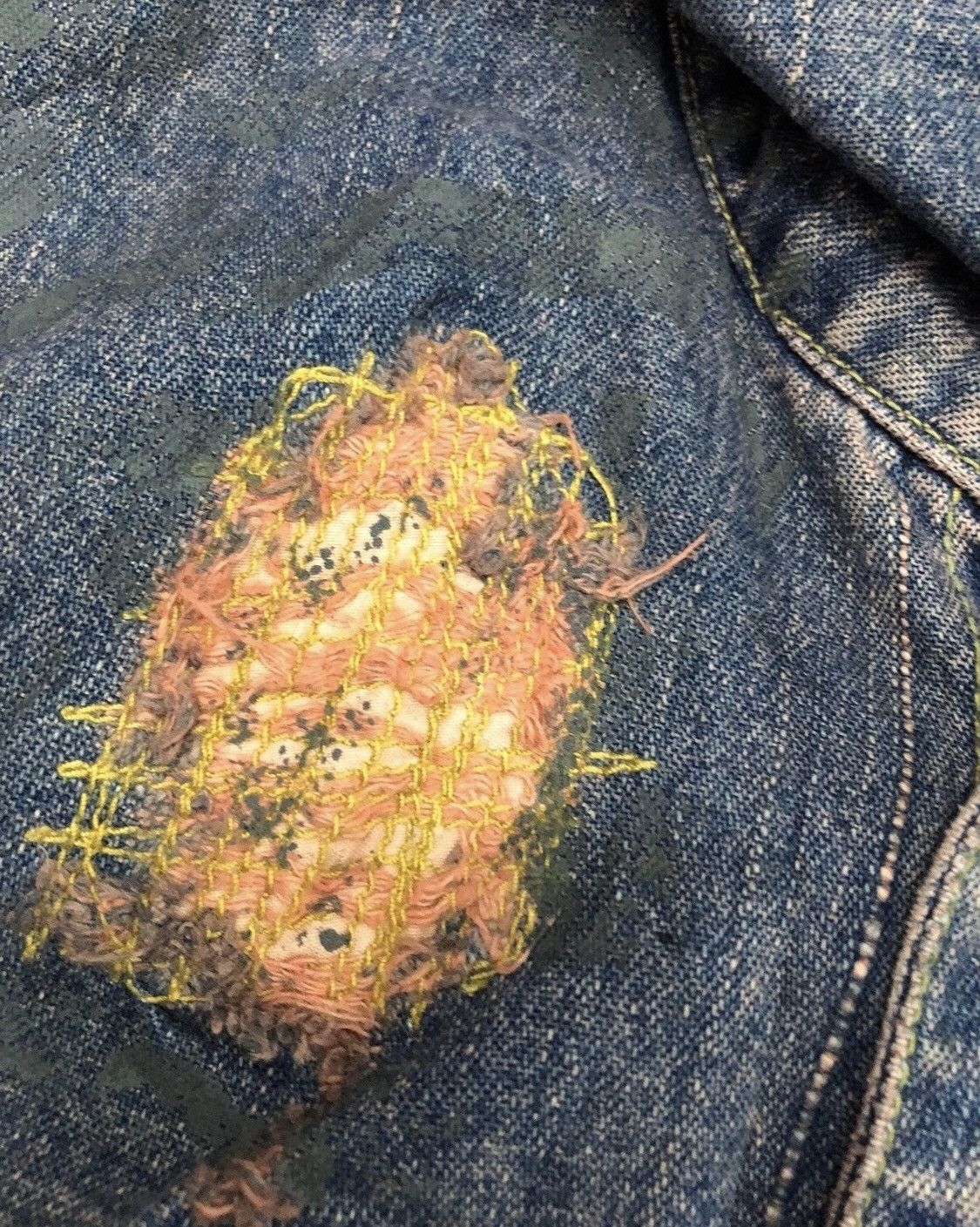 In The Attic In The Attic Distressed Painted Denim Jacket Size US M / EU 48-50 / 2 - 13 Thumbnail
