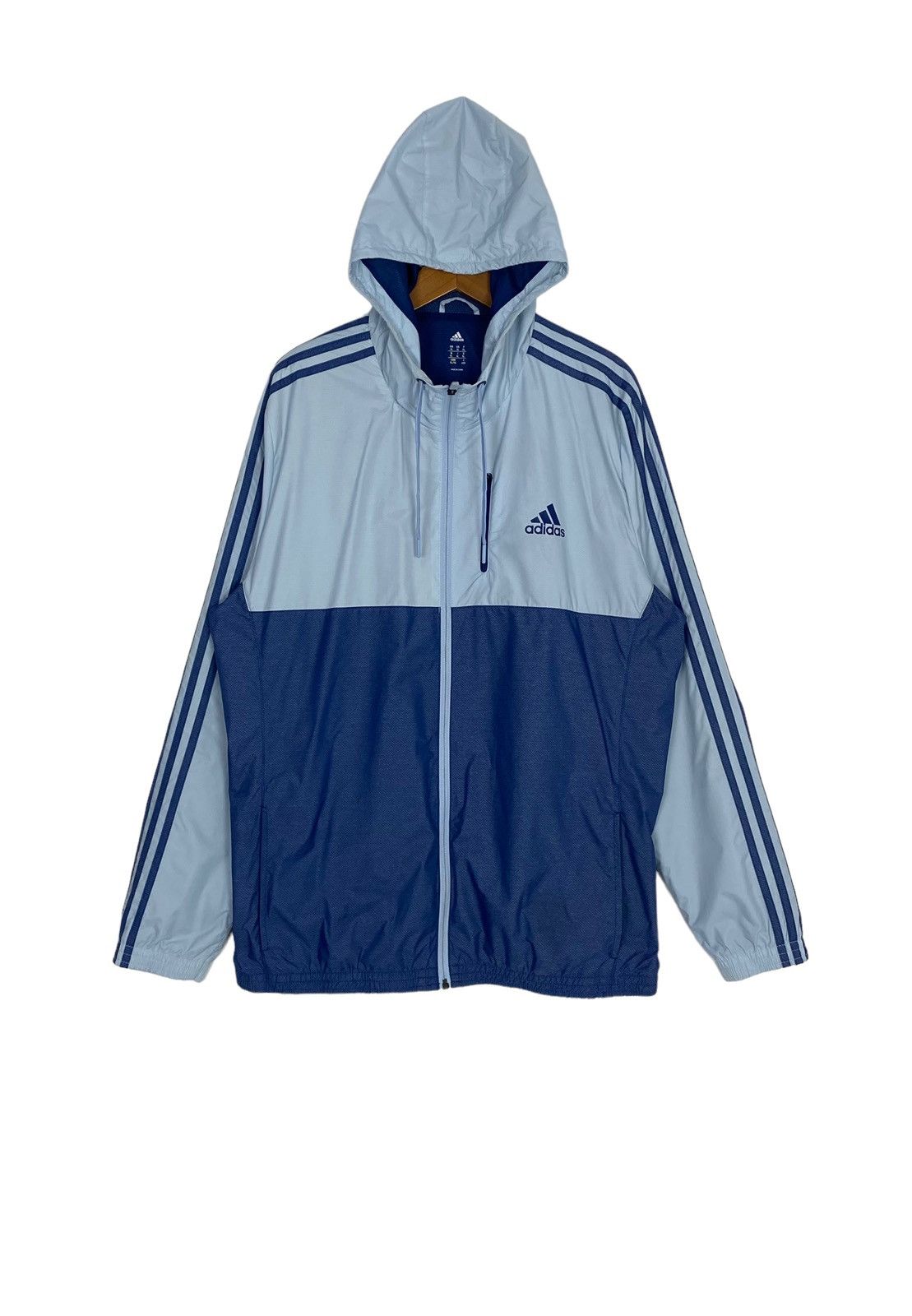 Adidas Rare‼️ Adidas Hoodie Stripe Light Jacket Small Logo Size US L / EU 52-54 / 3 - 1 Thumbnail