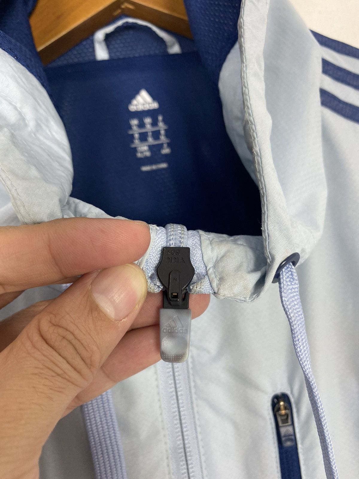 Adidas Rare‼️ Adidas Hoodie Stripe Light Jacket Small Logo Size US L / EU 52-54 / 3 - 3 Thumbnail