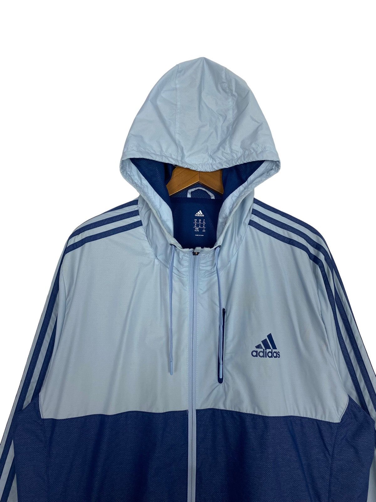 Adidas Rare‼️ Adidas Hoodie Stripe Light Jacket Small Logo Size US L / EU 52-54 / 3 - 2 Thumbnail