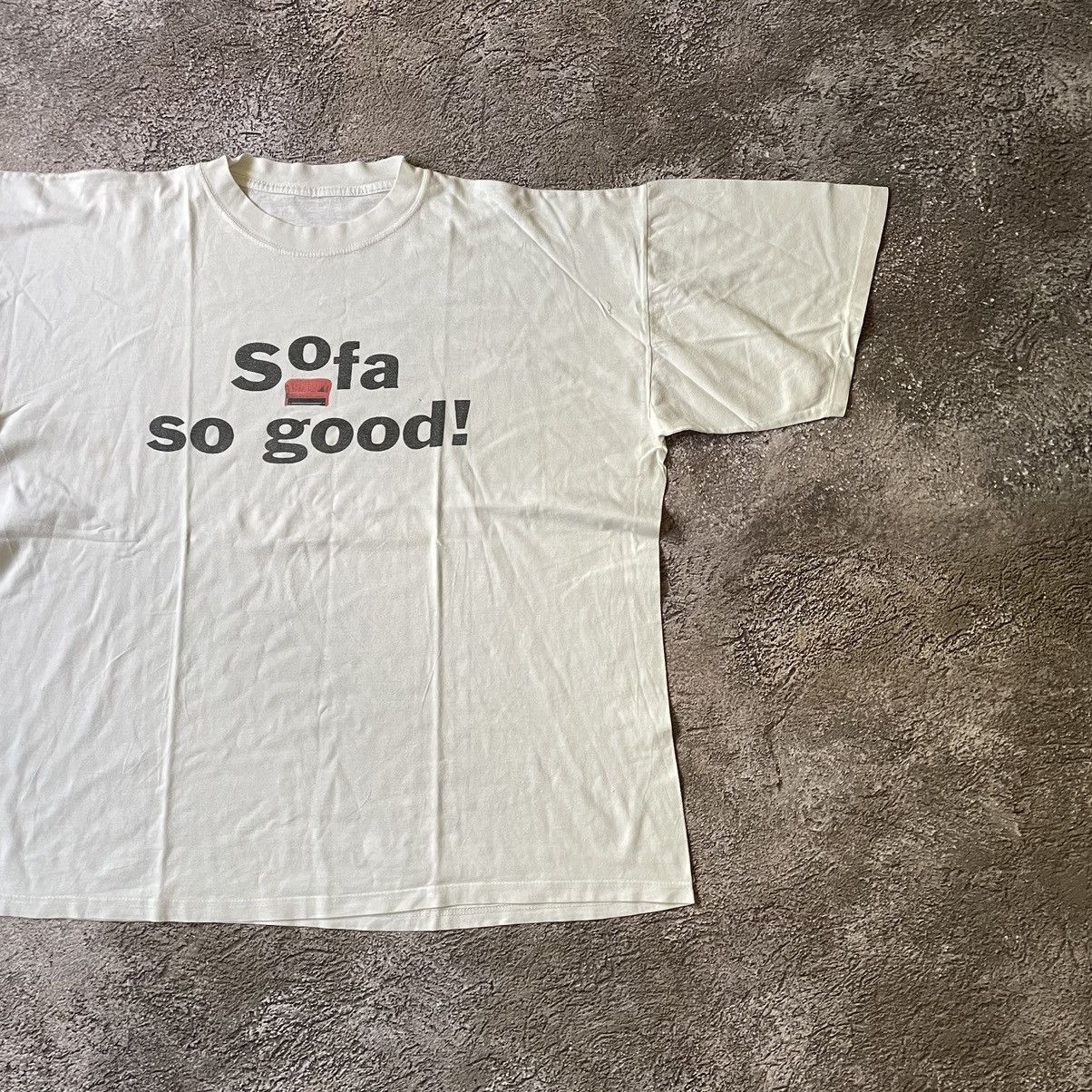 Vintage Vintage Y2K Sofa So Good Graphic Tee Streetwear Baggy XL Size US XL / EU 56 / 4 - 3 Thumbnail