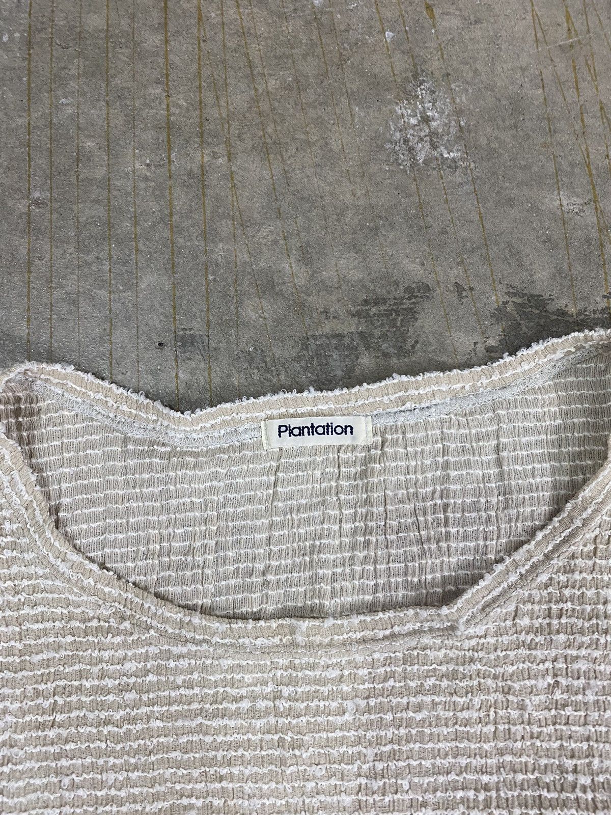 Issey Miyake × Pleats Please Issey Miyake × Vintage 90s ISSEY MIYAKE plantation fringe mix fabric shirt Size M / US 6-8 / IT 42-44 - 8 Thumbnail
