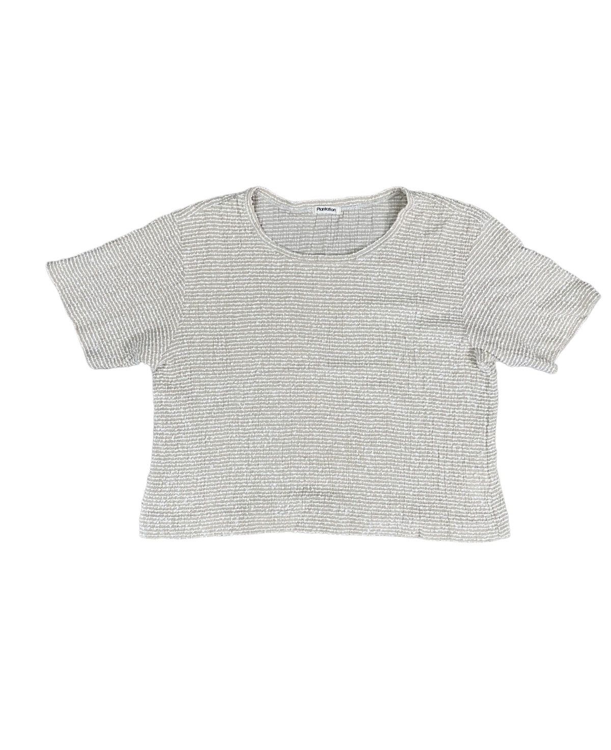 Issey Miyake × Pleats Please Issey Miyake × Vintage 90s ISSEY MIYAKE plantation fringe mix fabric shirt Size M / US 6-8 / IT 42-44 - 1 Thumbnail