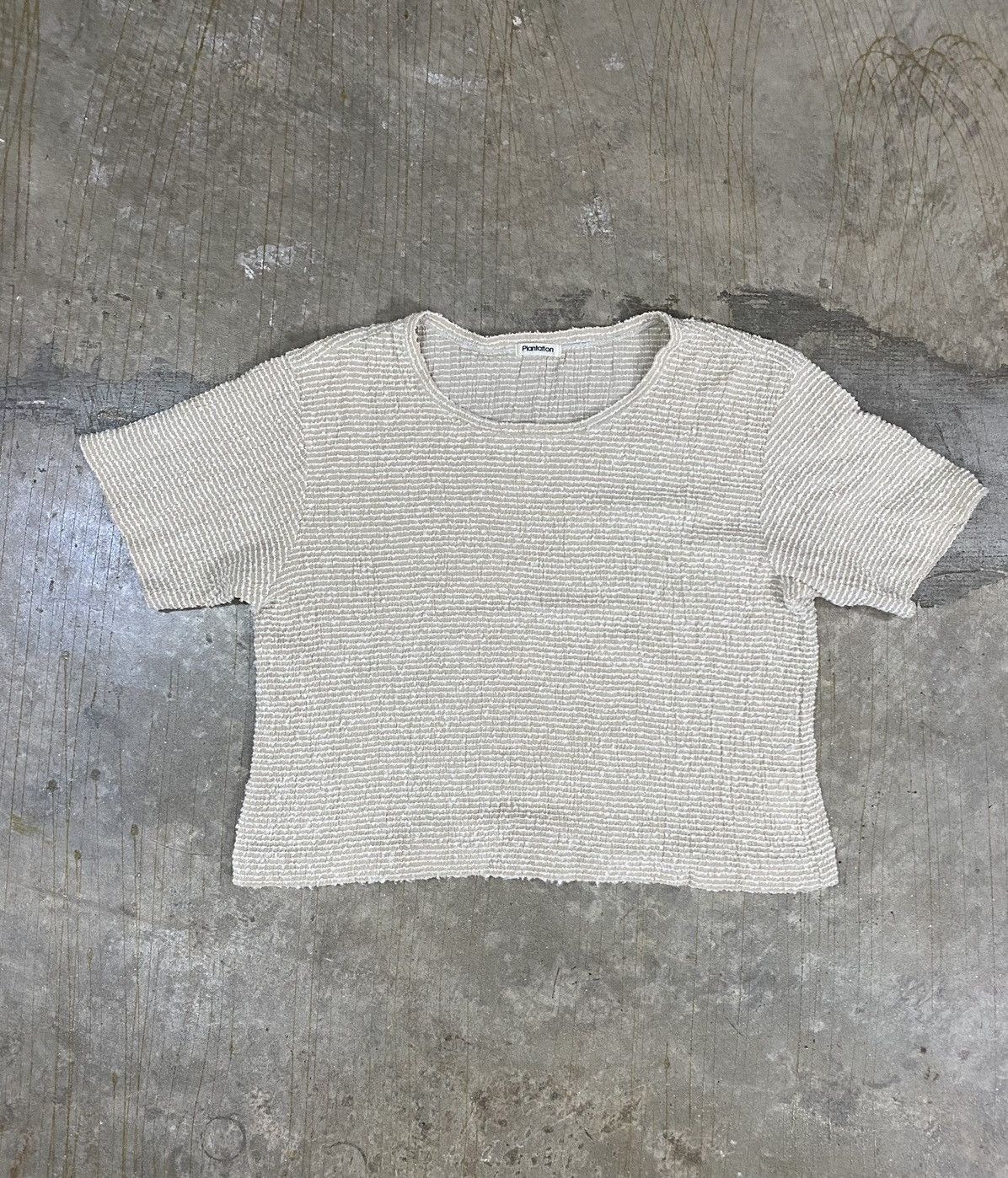 Issey Miyake × Pleats Please Issey Miyake × Vintage 90s ISSEY MIYAKE plantation fringe mix fabric shirt Size M / US 6-8 / IT 42-44 - 2 Thumbnail