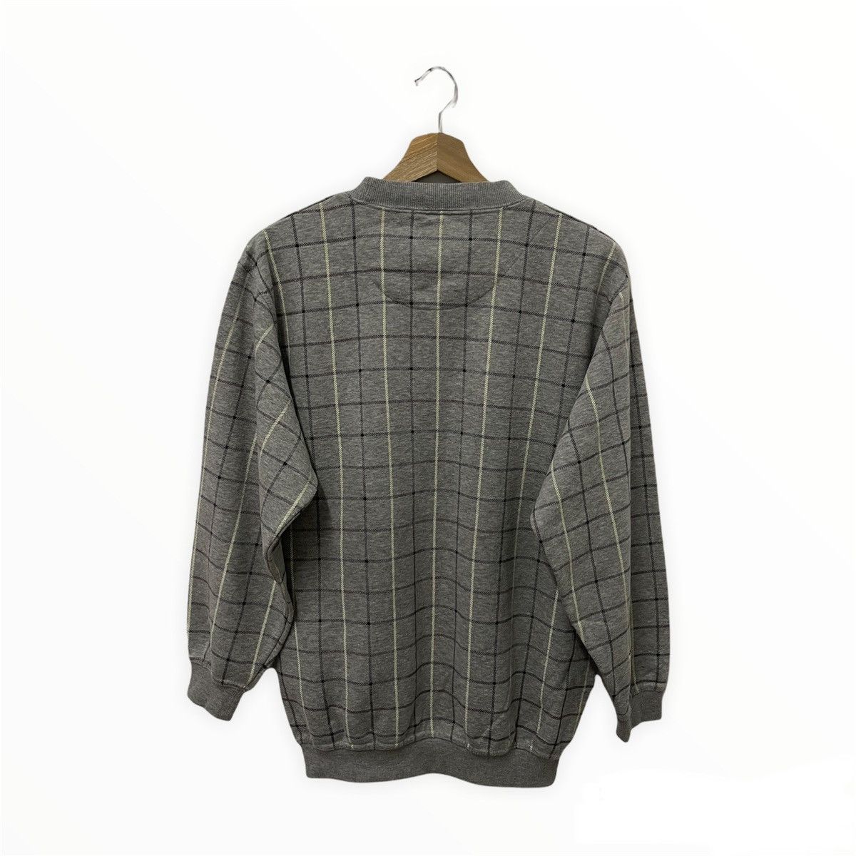 Beverly Hills Polo Club × Vintage Vintage Polo Mini Logo Embroidery Plaid Crewneck Sweatshirt Size US M / EU 48-50 / 2 - 4 Thumbnail