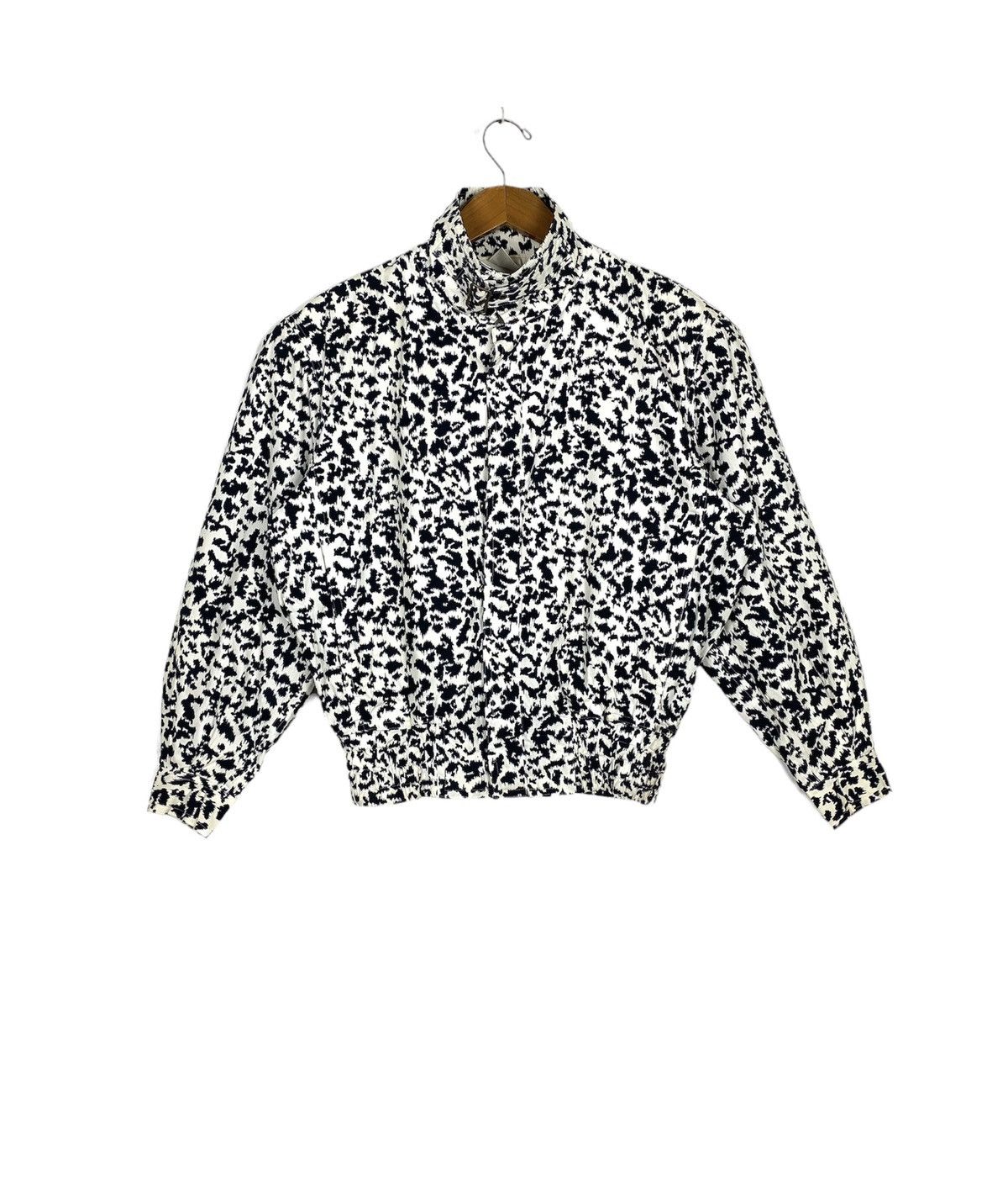 Japanese Brand Rare‼️ Alpha Cubic Racing Team Bomber Jacket Leopard Design Size US XL / EU 56 / 4 - 1 Thumbnail