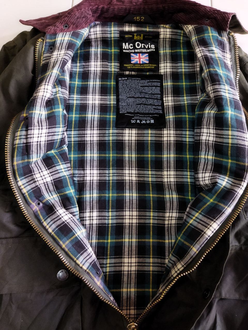 Orvis Vintage Mc Orvis Wachs-Wetterjacke Waxed Jacket Size US L / EU 52-54 / 3 - 8 Thumbnail