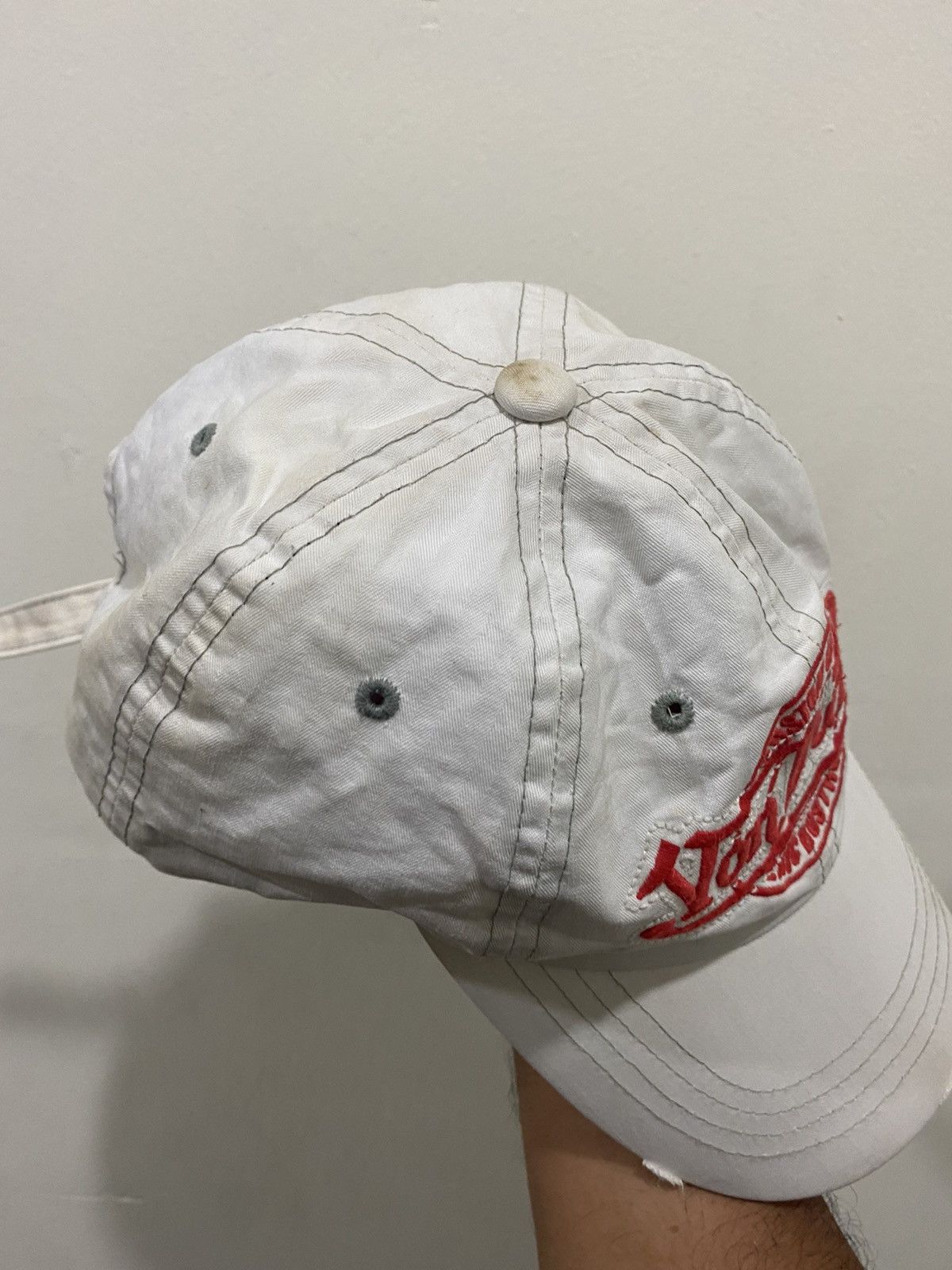 Von Dutch VTG Distressed Von Dutch Embroid Logo Hat Size ONE SIZE - 5 Thumbnail