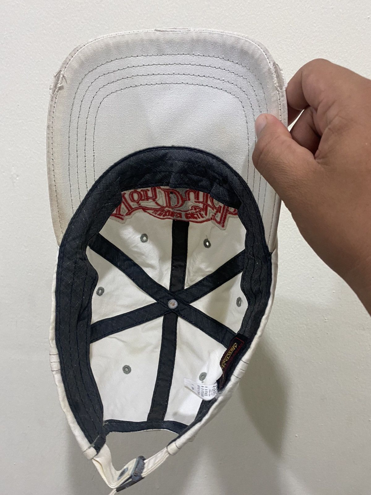 Von Dutch VTG Distressed Von Dutch Embroid Logo Hat Size ONE SIZE - 6 Thumbnail