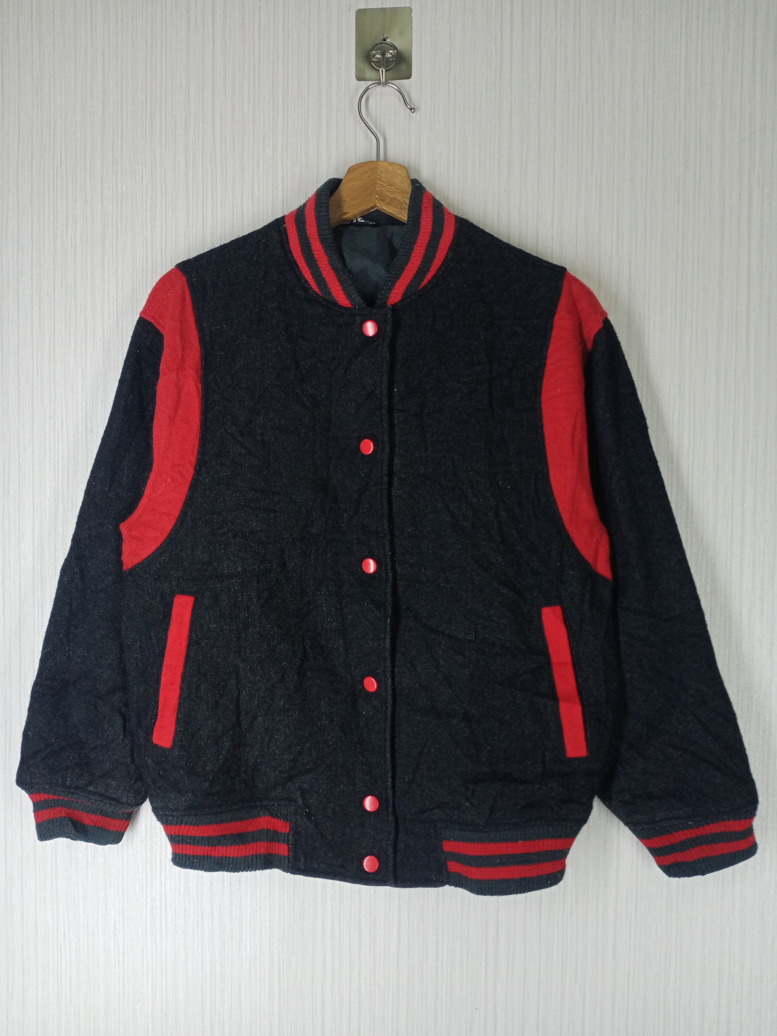 Japanese Brand × Vintage Rare Vintage 80s Sunford Embroidered Varsity Jacket Wool Size US M / EU 48-50 / 2 - 2 Thumbnail