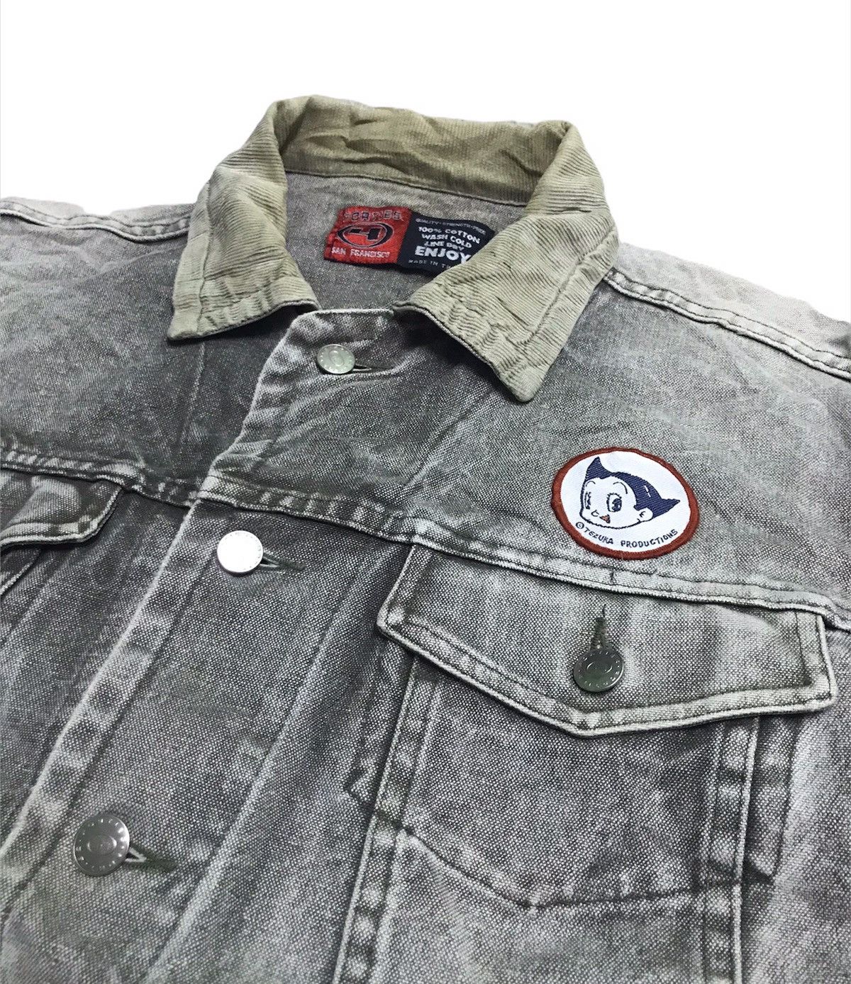 Vintage Forties trucker light wash denim jacket Size US L / EU 52-54 / 3 - 3 Thumbnail