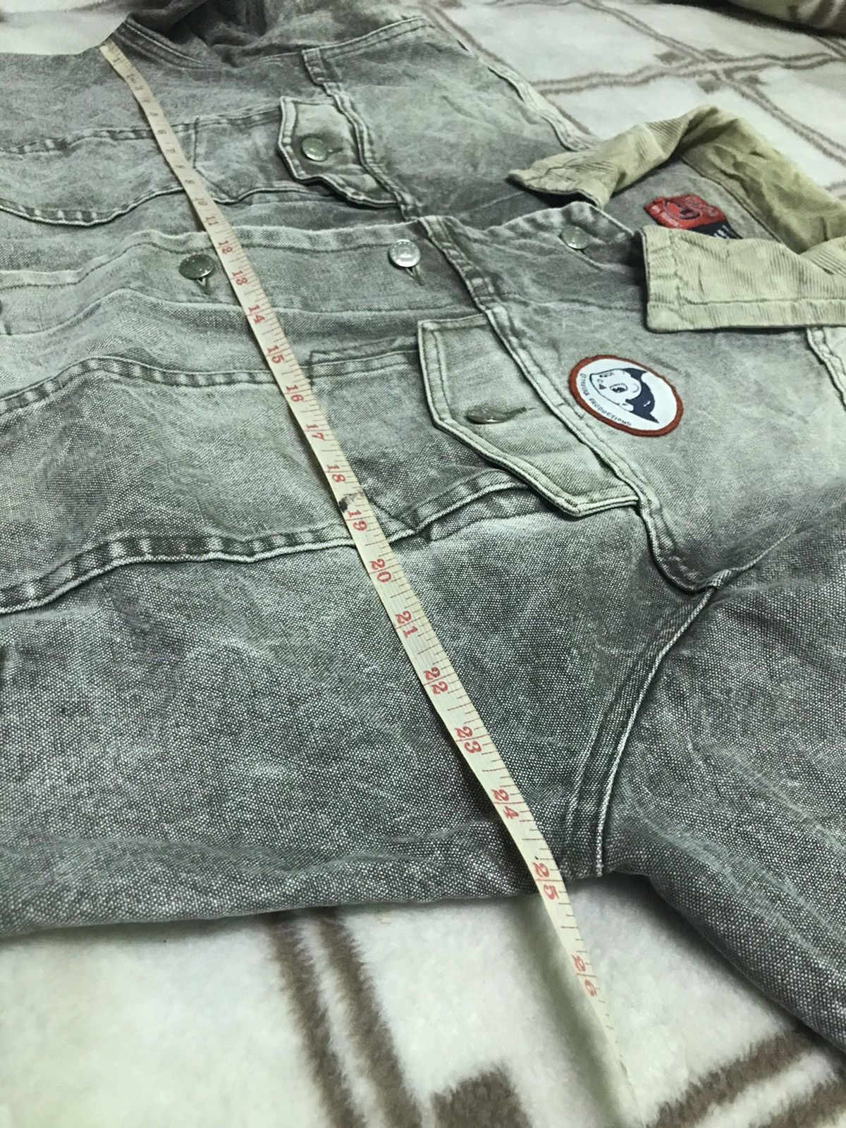 Vintage Forties trucker light wash denim jacket Size US L / EU 52-54 / 3 - 6 Thumbnail