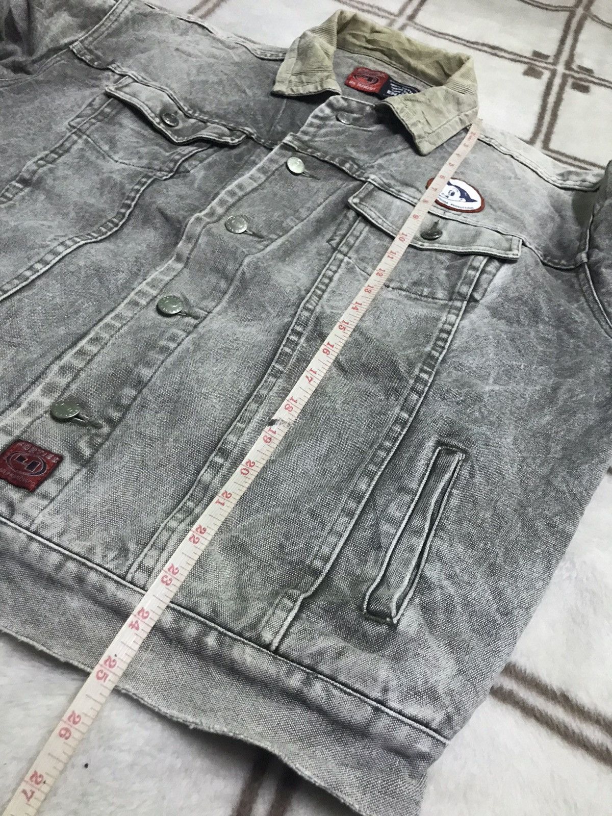 Vintage Forties trucker light wash denim jacket Size US L / EU 52-54 / 3 - 7 Thumbnail