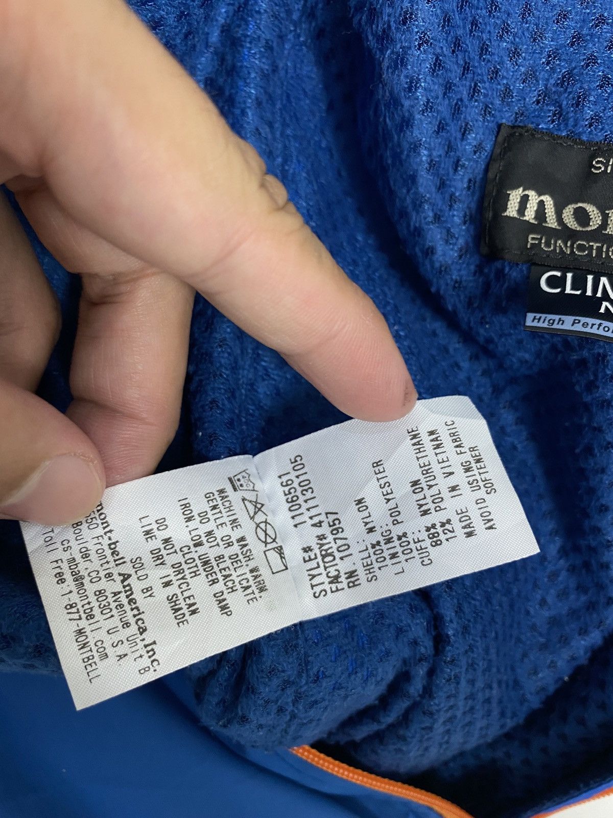 Montbell Rare‼️ Montbell Light Shell Jacket Hoodie Sun Faded Size US L / EU 52-54 / 3 - 7 Thumbnail