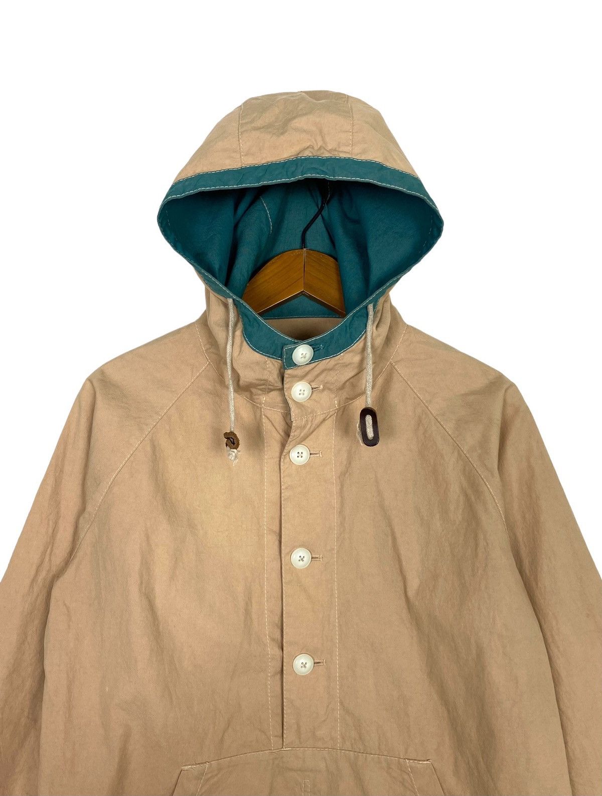 Japanese Brand Rare‼️ Kaiseidou-honpo Hoodie Half Button Jacket Made Japan Size US M / EU 48-50 / 2 - 2 Thumbnail