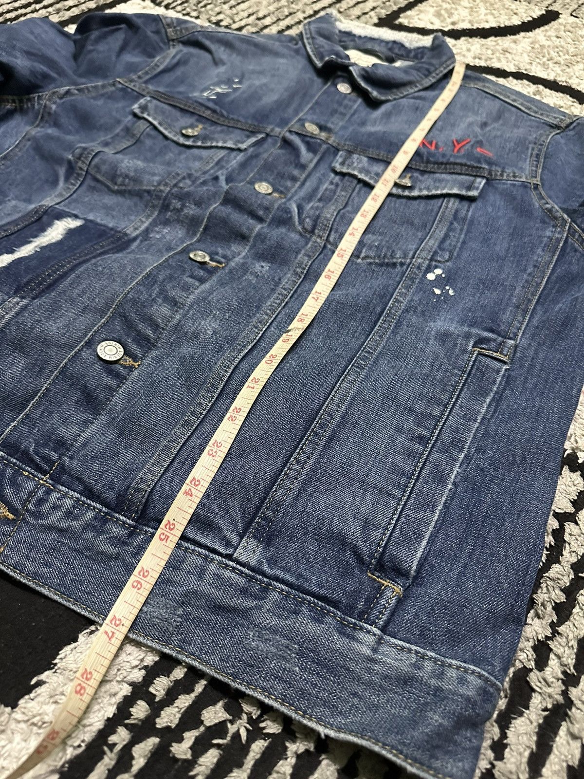 H&M × L.O.G.G. H&M trucker denim jacket Size US L / EU 52-54 / 3 - 6 Thumbnail