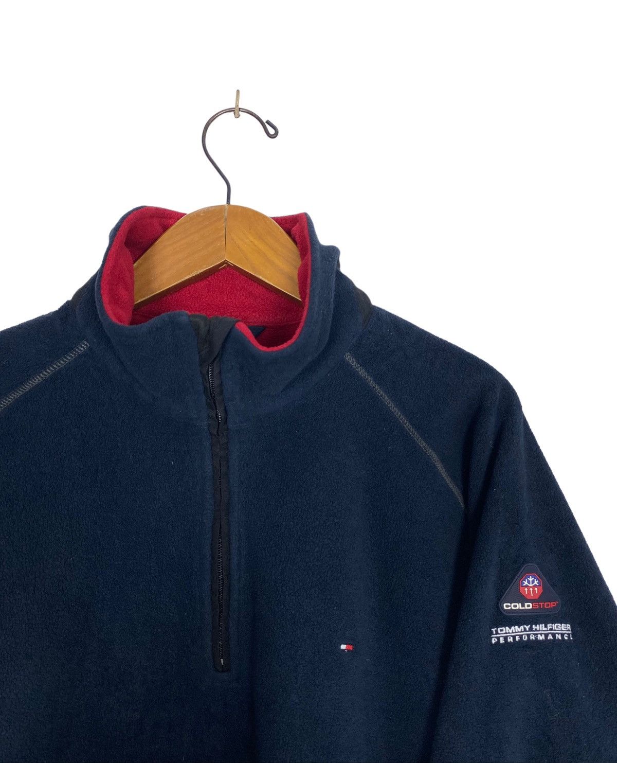 Tommy Hilfiger Rare‼️ Vintage Tommy Hilfiger Cold Stop Fleece Small Logo Size US XXL / EU 58 / 5 - 2 Thumbnail
