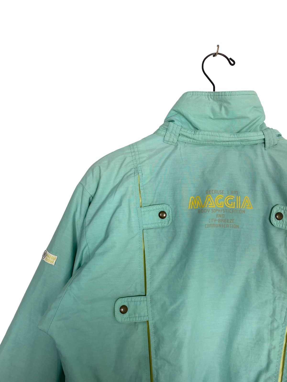 Japanese Brand Rare‼️ Vintage Maglificio Maggia Biella Tennis Bomber Jacket Size M / US 6-8 / IT 42-44 - 5 Thumbnail