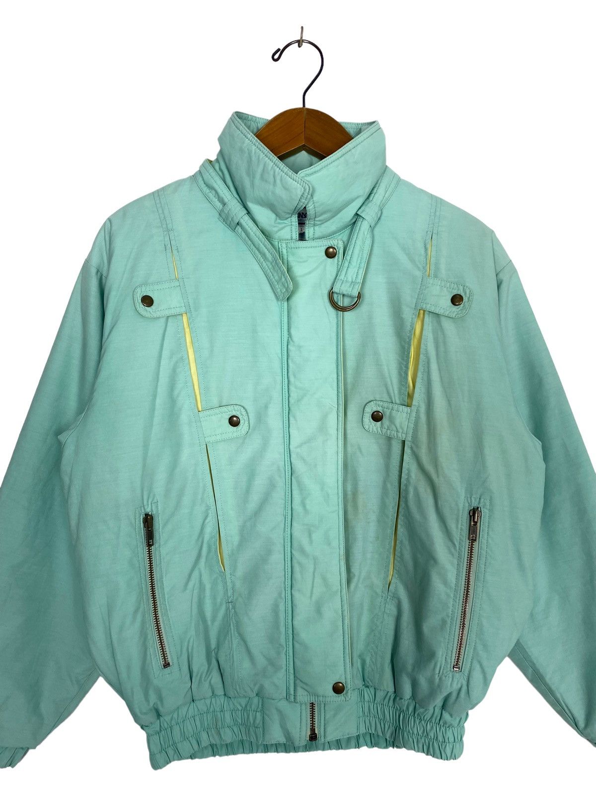 Japanese Brand Rare‼️ Vintage Maglificio Maggia Biella Tennis Bomber Jacket Size M / US 6-8 / IT 42-44 - 2 Thumbnail