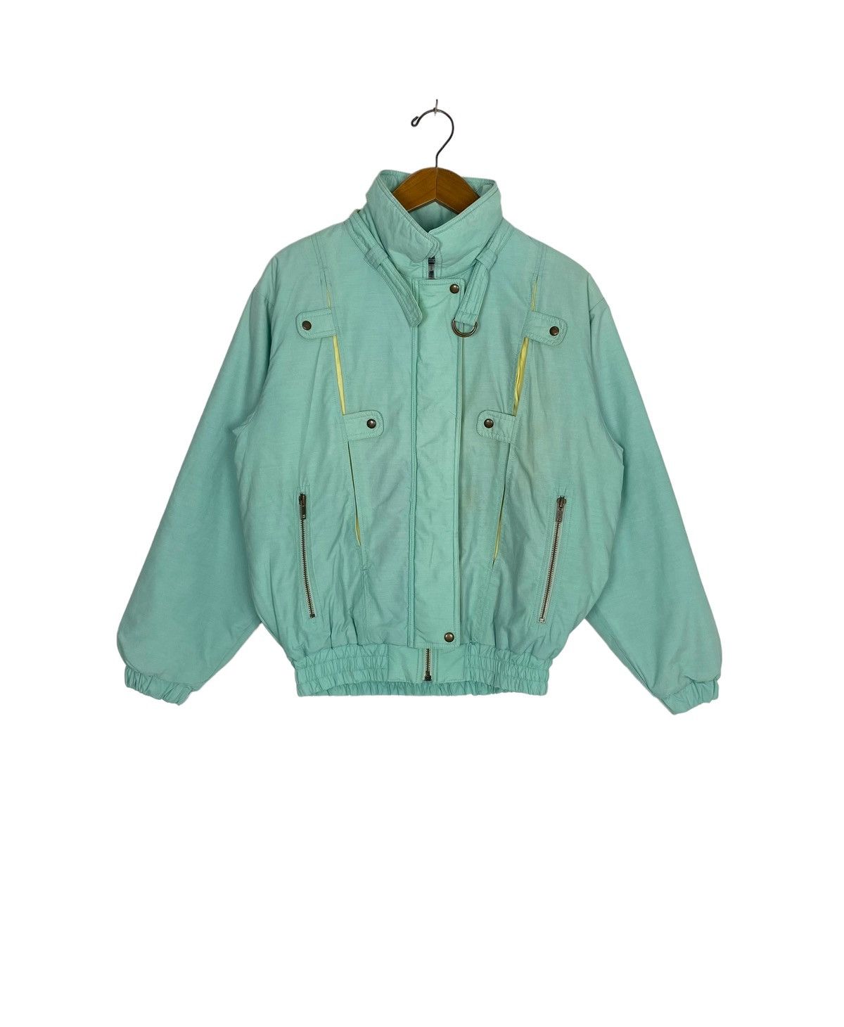 Japanese Brand Rare‼️ Vintage Maglificio Maggia Biella Tennis Bomber Jacket Size M / US 6-8 / IT 42-44 - 1 Thumbnail