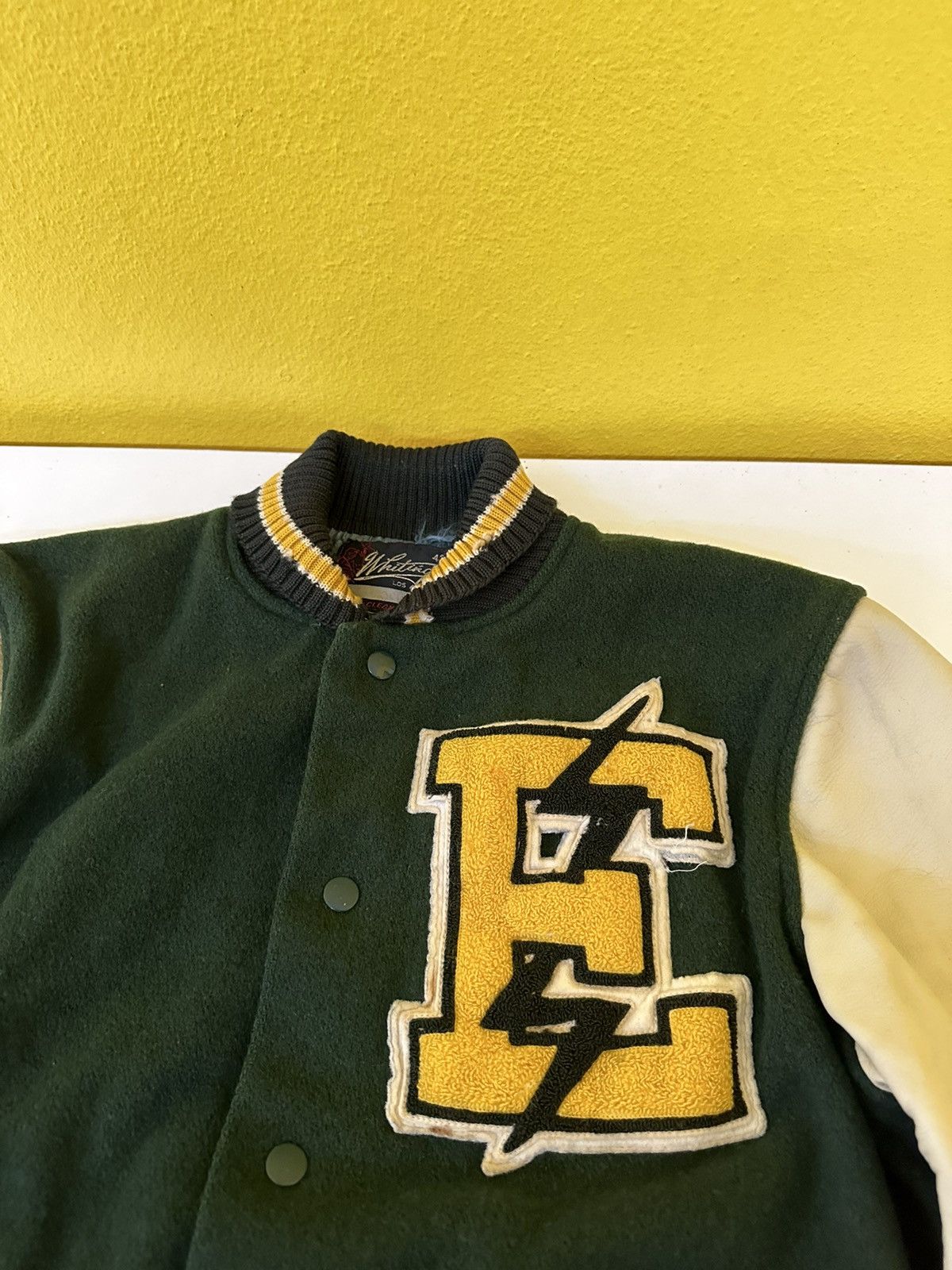 MLB Vintage 80s whiting Los Angeles varsity jacket Size US M / EU 48-50 / 2 - 2 Thumbnail