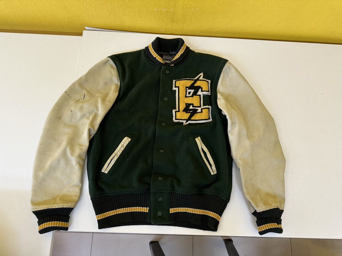 MLB Vintage 80s whiting Los Angeles varsity jacket Size US M / EU 48-50 / 2 - 1 Thumbnail