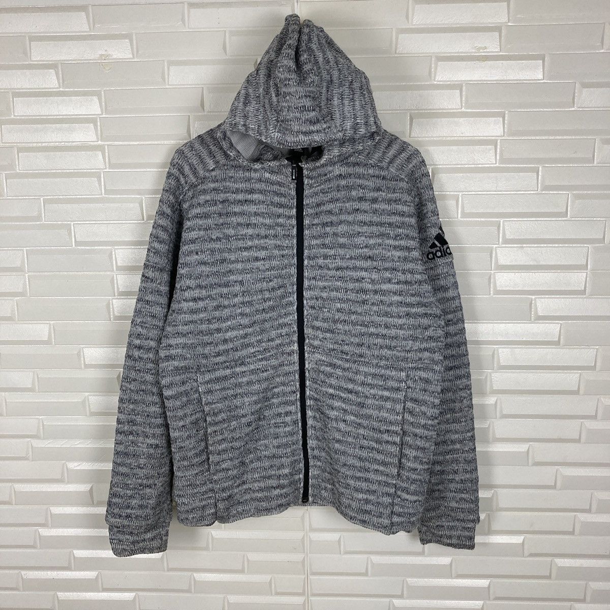 Adidas Adidas Knitwear Sweater Hoodie Size US M / EU 48-50 / 2 - 2 Thumbnail