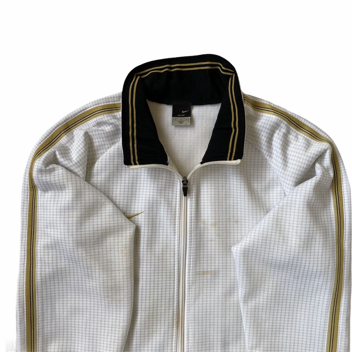 Nike 🔥LAST PRICE🔥 Vintage Nike Tracking Jacket Yellow Stripes Size US M / EU 48-50 / 2 - 2 Thumbnail