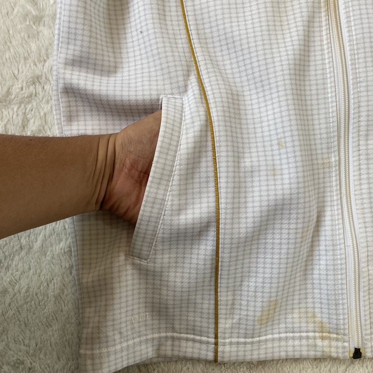 Nike 🔥LAST PRICE🔥 Vintage Nike Tracking Jacket Yellow Stripes Size US M / EU 48-50 / 2 - 9 Thumbnail