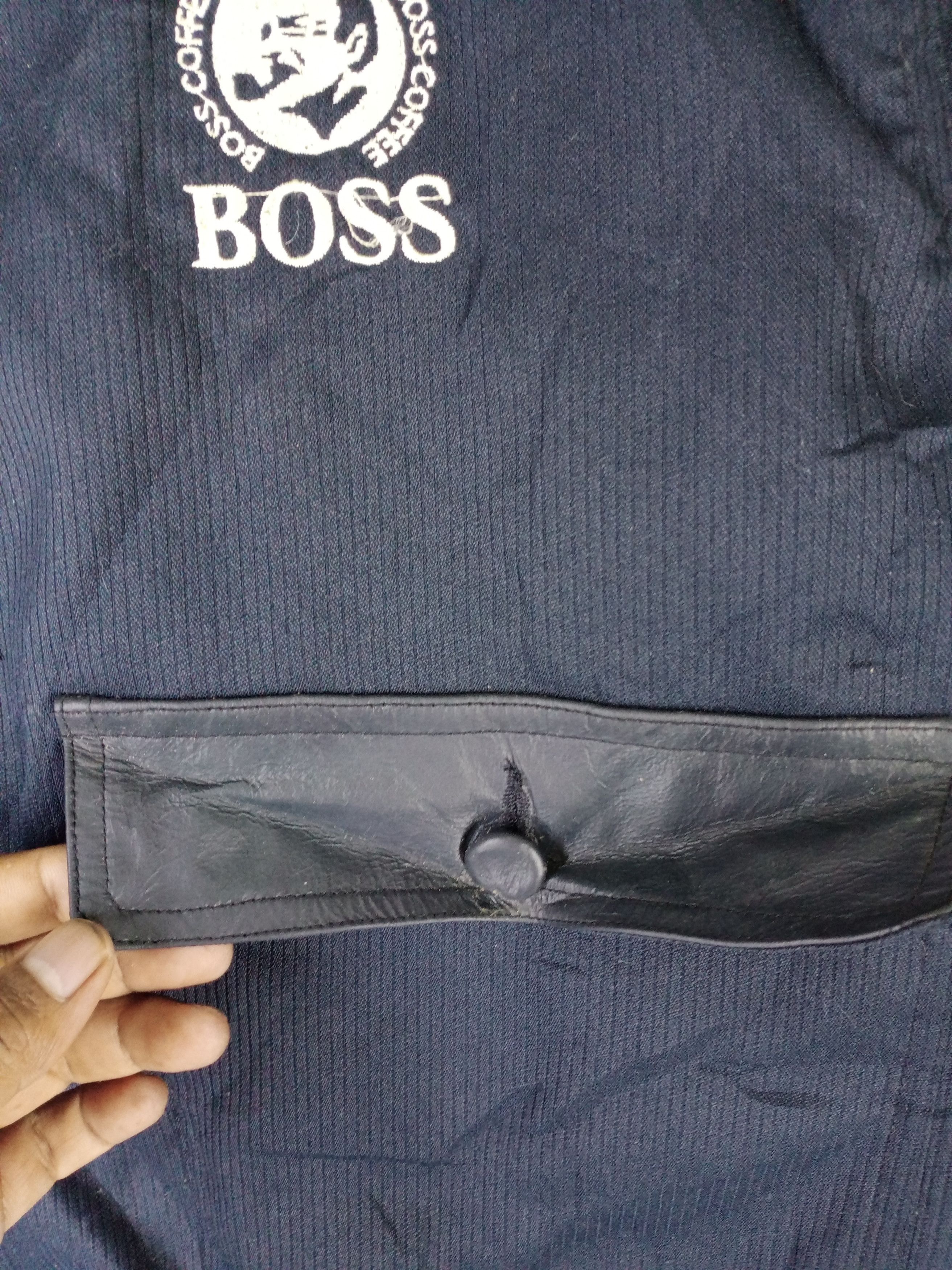 Japanese Brand × Vintage Rare Vintage Suntory Boss Coffee Medium Logo Bomber Jacket Size US L / EU 52-54 / 3 - 6 Thumbnail