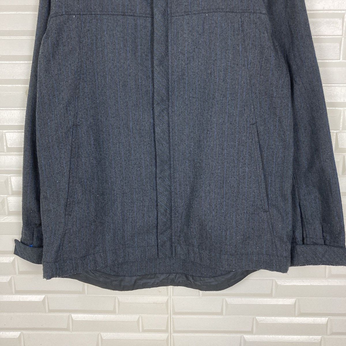 Adidas Adidas Neo Label Blue Stripes Jacket Hooded Size US M / EU 48-50 / 2 - 6 Thumbnail