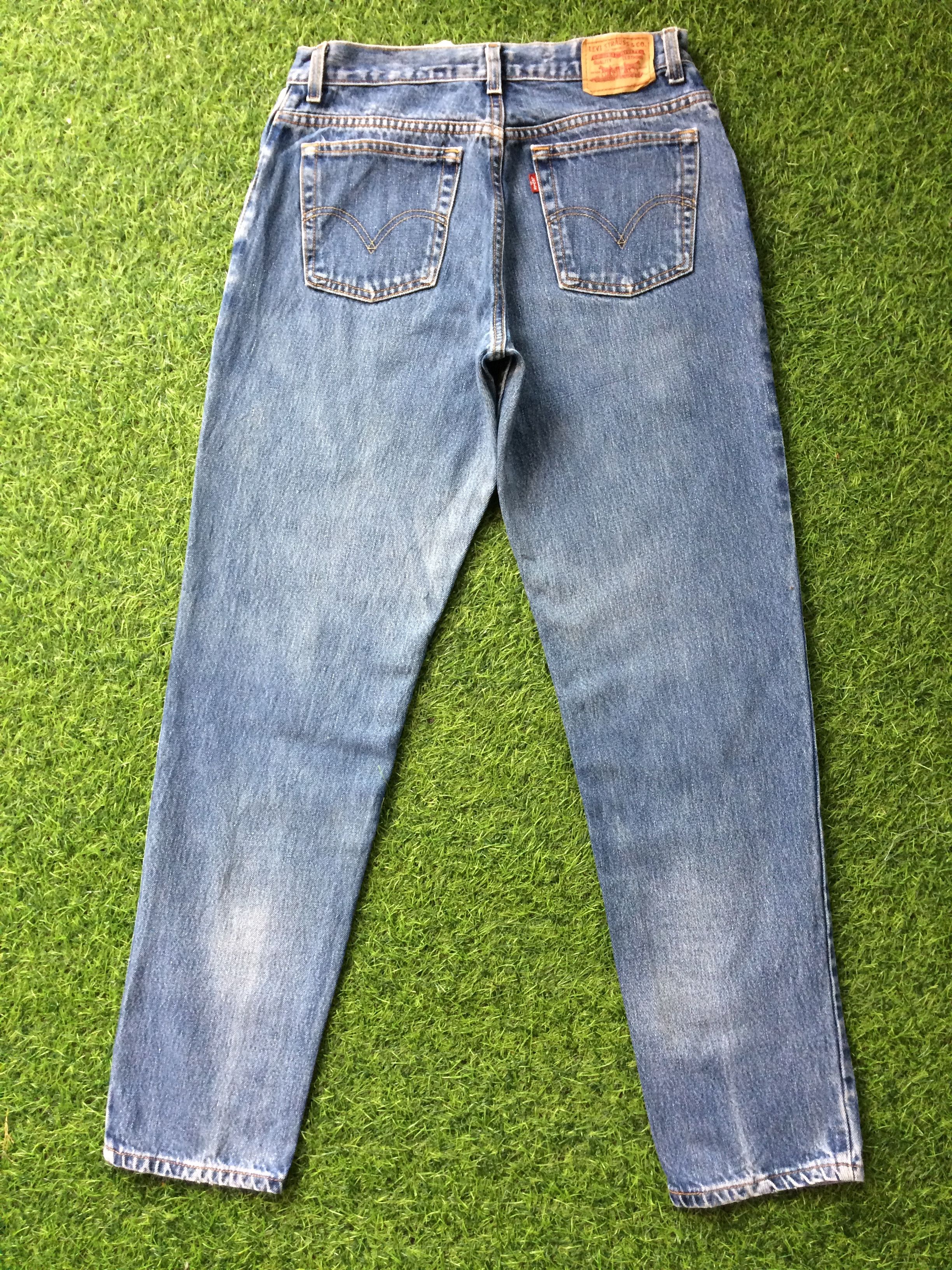 Levi's × Vintage Levis 550 Jeans Light Wash Mom Jeans #B-795 Size 31" - 2 Thumbnail