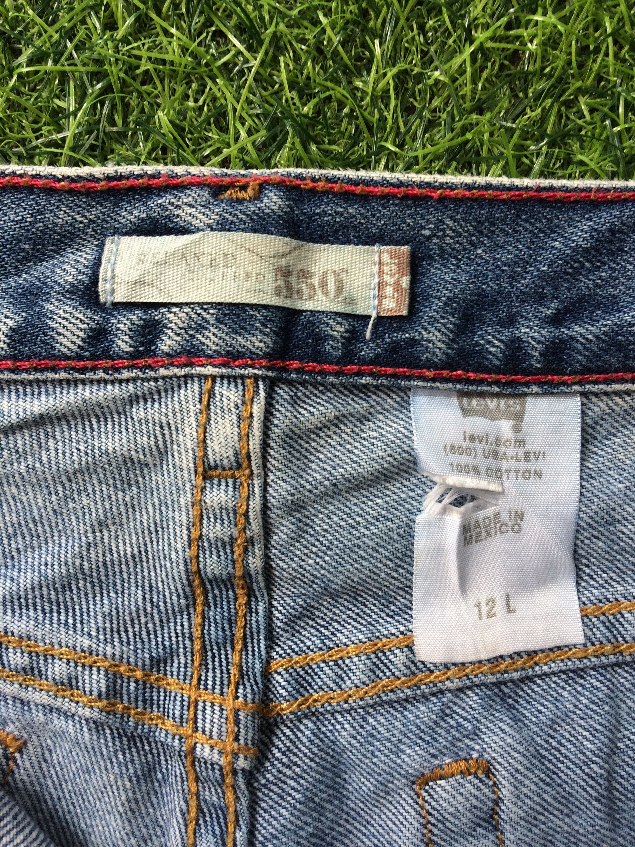 Levi's × Vintage Levis 550 Jeans Light Wash Mom Jeans #B-795 Size 31" - 11 Thumbnail